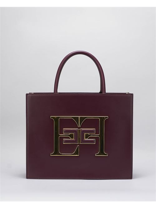 Borsa a mano media con logo Elisabetta Franchi ELISABETTA FRANCHI | Borsa | BS05A46E2CG3